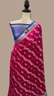 Pure Chiniya Silk Handloom Banarasi Saree - The Handlooms