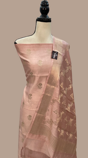 Pure Chiniya Silk Handlooms Banarasi Dress material - The Handlooms