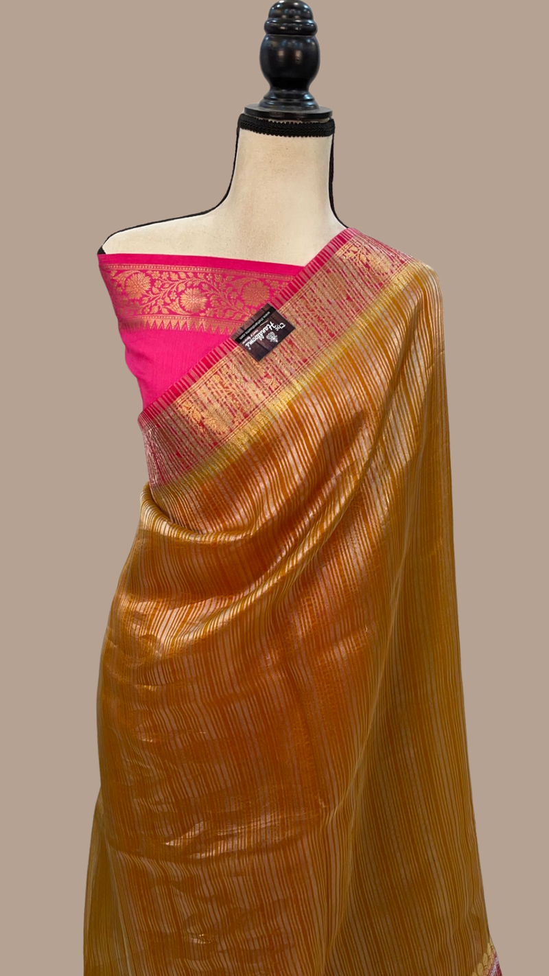 Pure Kora Handloom Banarasi Saree - The Handlooms