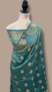 Pure Mango Silk Banarasi Handloom Saree - The Handlooms