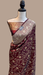 Pure Katan Silk Banarasi Handloom Saree - All Over Jaal Work - The Handlooms