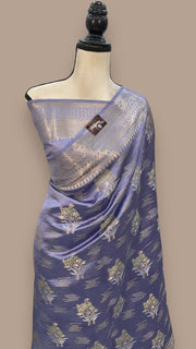 Pure Mango Silk Banarasi Handloom Saree - The Handlooms