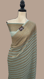 Khaddi Georgette Banarasi Saree -  Antique zari - The Handlooms