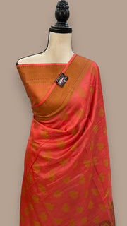 Pure Tussar Silk Handloom Banarasi Saree - The Handlooms