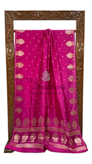 Pure Mango Silk Banarasi Handloom Saree - The Handlooms