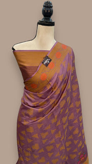 Pure Tussar Silk Handloom Banarasi Saree - The Handlooms