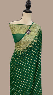 Pure Chiffon Khaddi Banarasi Saree - The Handlooms
