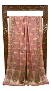 Pure Tussar Silk Handloom Banarasi Saree - The Handlooms