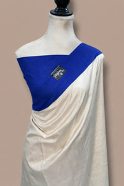 Pure Katan Silk Handloom Banarasi Saree-Plain - The Handlooms