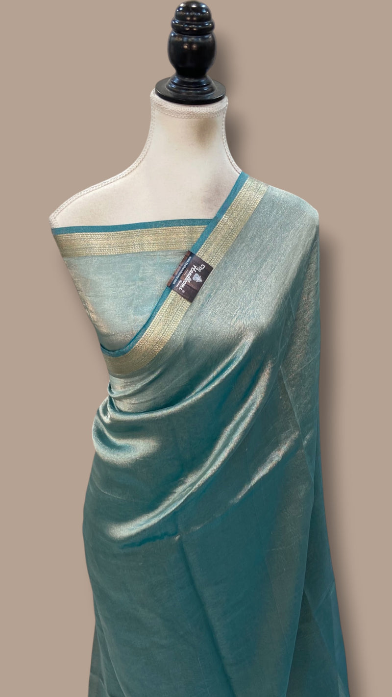 Pure Kora Tissue Handloom Banarasi Saree