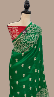 Organza Chikankari Handloom Banarasi Saree - The Handlooms