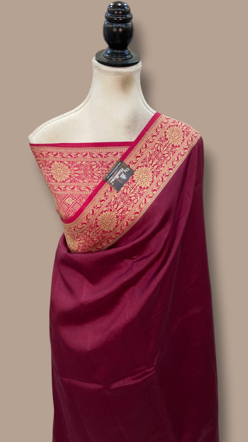 Pure Malbery Silk Banarasi Handloom Saree