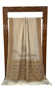 Khaddi Georgette Banarasi Saree -  Antique zari - The Handlooms