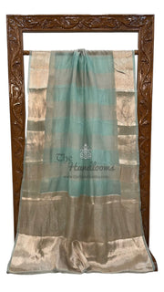 Pure Kora Tissue Handloom Banarasi Saree - The Handlooms