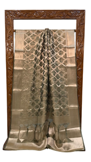 Pure Kora Tissue Handloom Banarasi Saree - The Handlooms