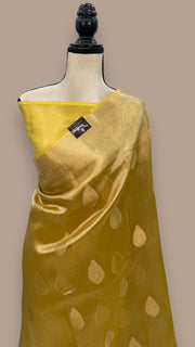 Pure Kora Tissue Handloom Banarasi Saree - The Handlooms