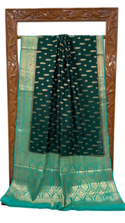 Pure Chiniya Silk Handloom Banarasi Saree - The Handlooms