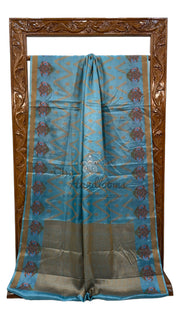 Pure Tussar Silk Handloom Banarasi Saree - The Handlooms