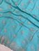 Pure Georgette Chikankari Handloom Banarasi Saree - The Handlooms