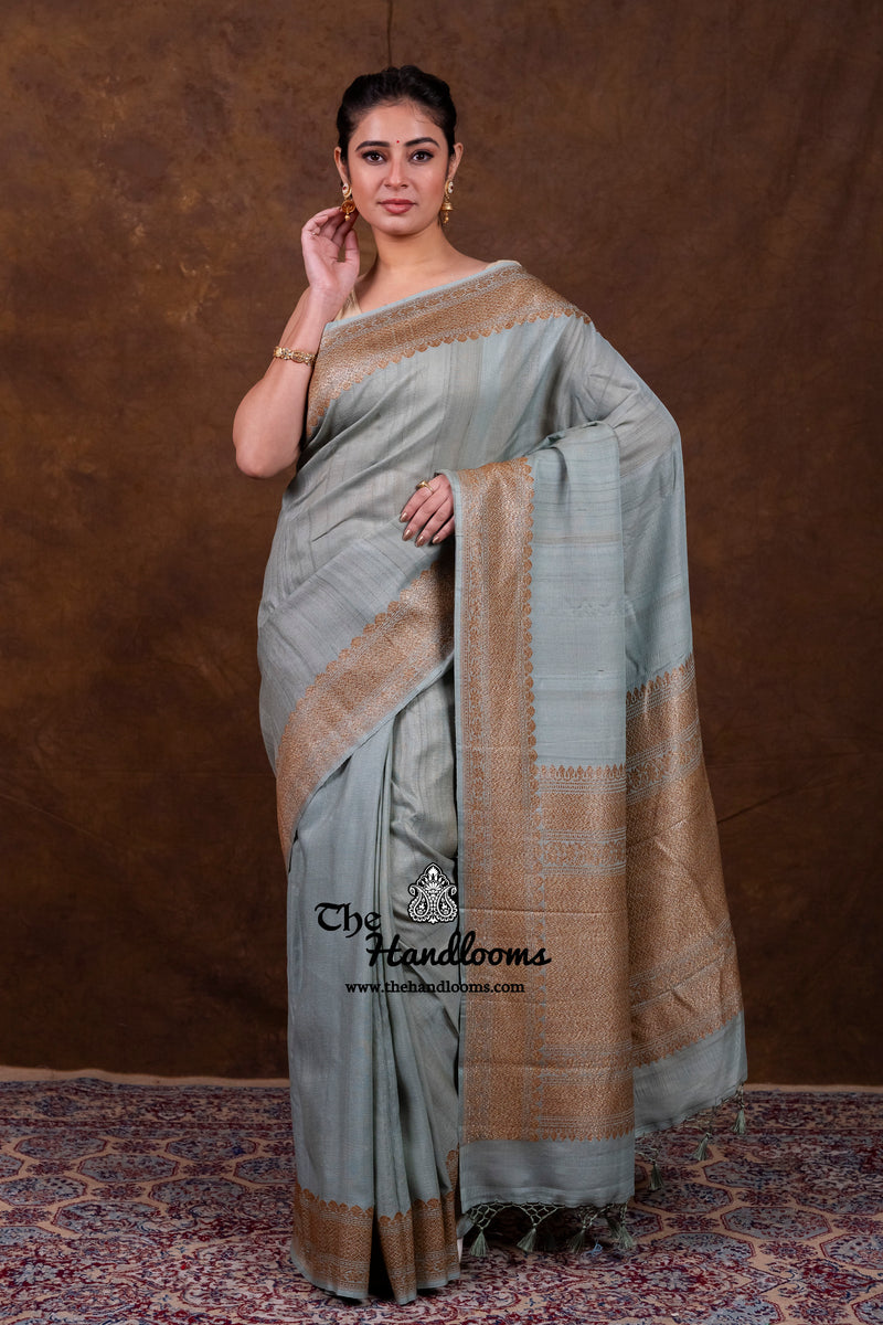 Tussar Georgette Handloom Banarasi Saree
