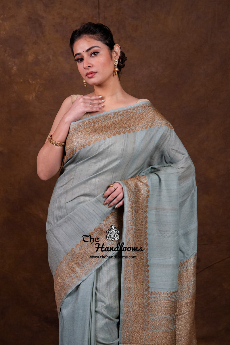 Tussar Georgette Handloom Banarasi Saree