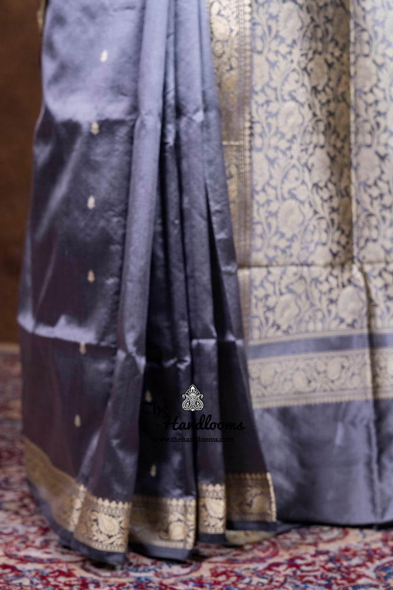 Pure Katan Silk Reshmi Zari Banarasi Handloom Saree