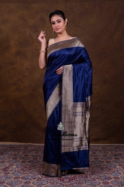 Pure Katan Silk Banarasi Handloom Saree - The Handlooms