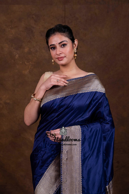Pure Katan Silk Banarasi Handloom Saree - The Handlooms