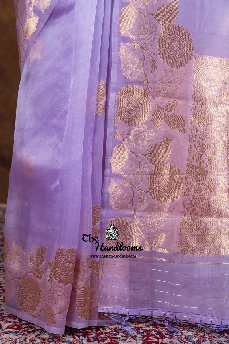 Pure Kora Silk Handloom Banarasi Saree