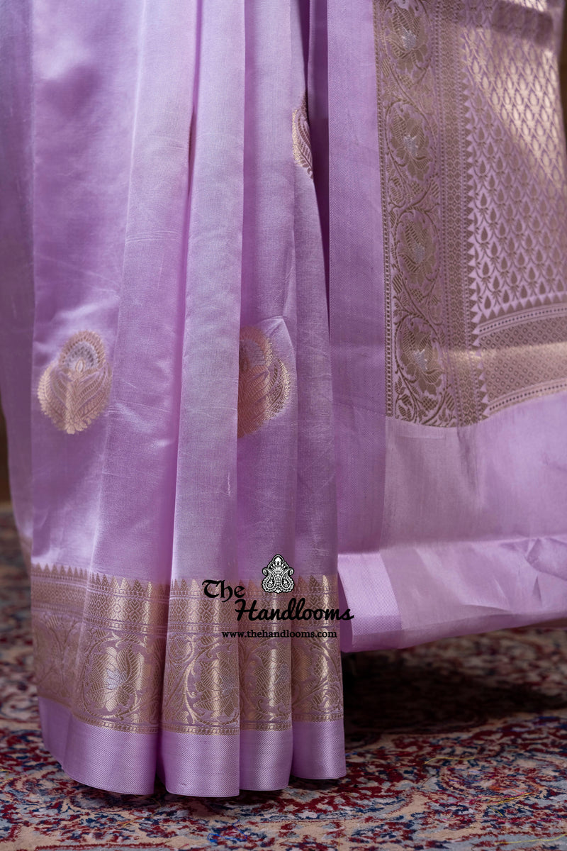 Mauvee Pure Mango Silk Banarasi Handloom Saree