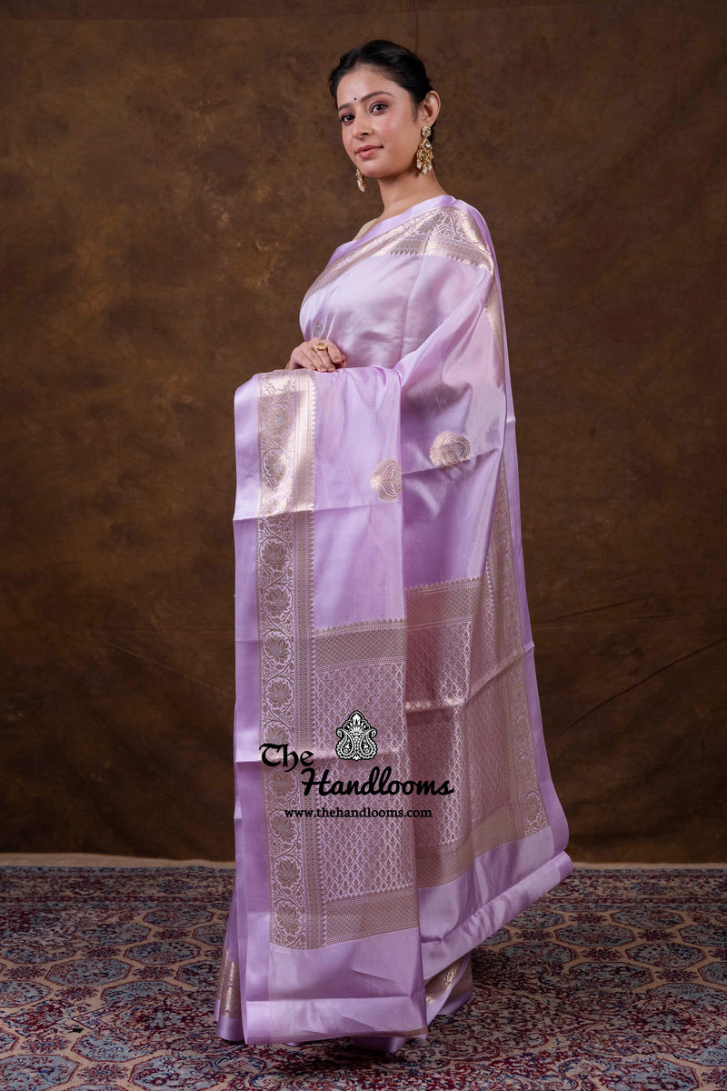 Mauvee Pure Mango Silk Banarasi Handloom Saree