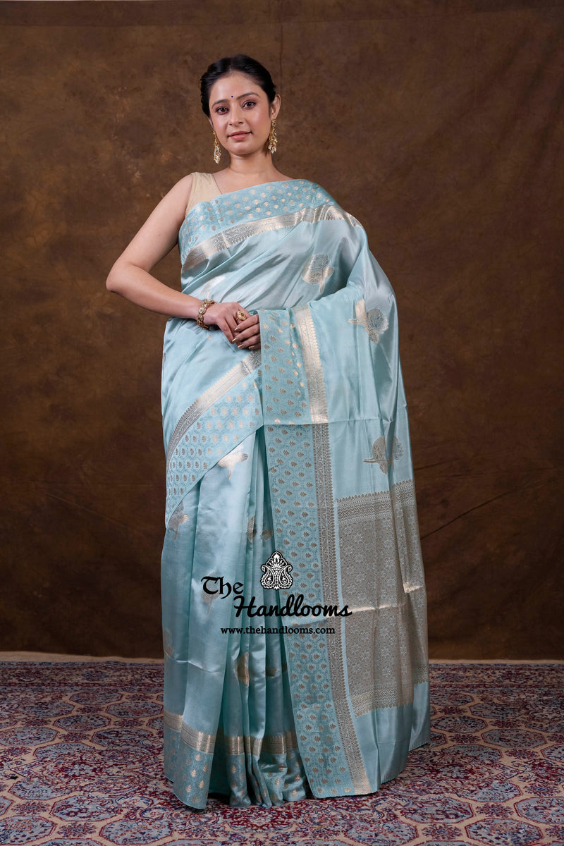 Pure Mango Silk Banarasi Handloom Saree