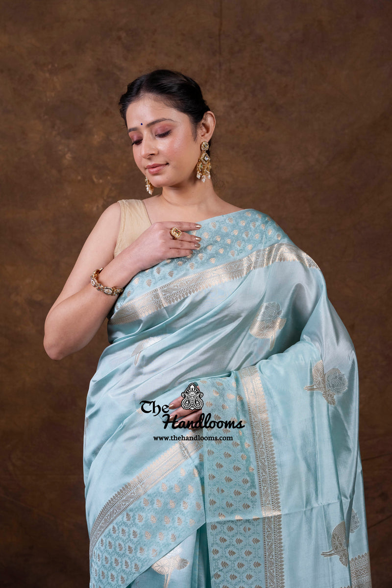 Pure Mango Silk Banarasi Handloom Saree