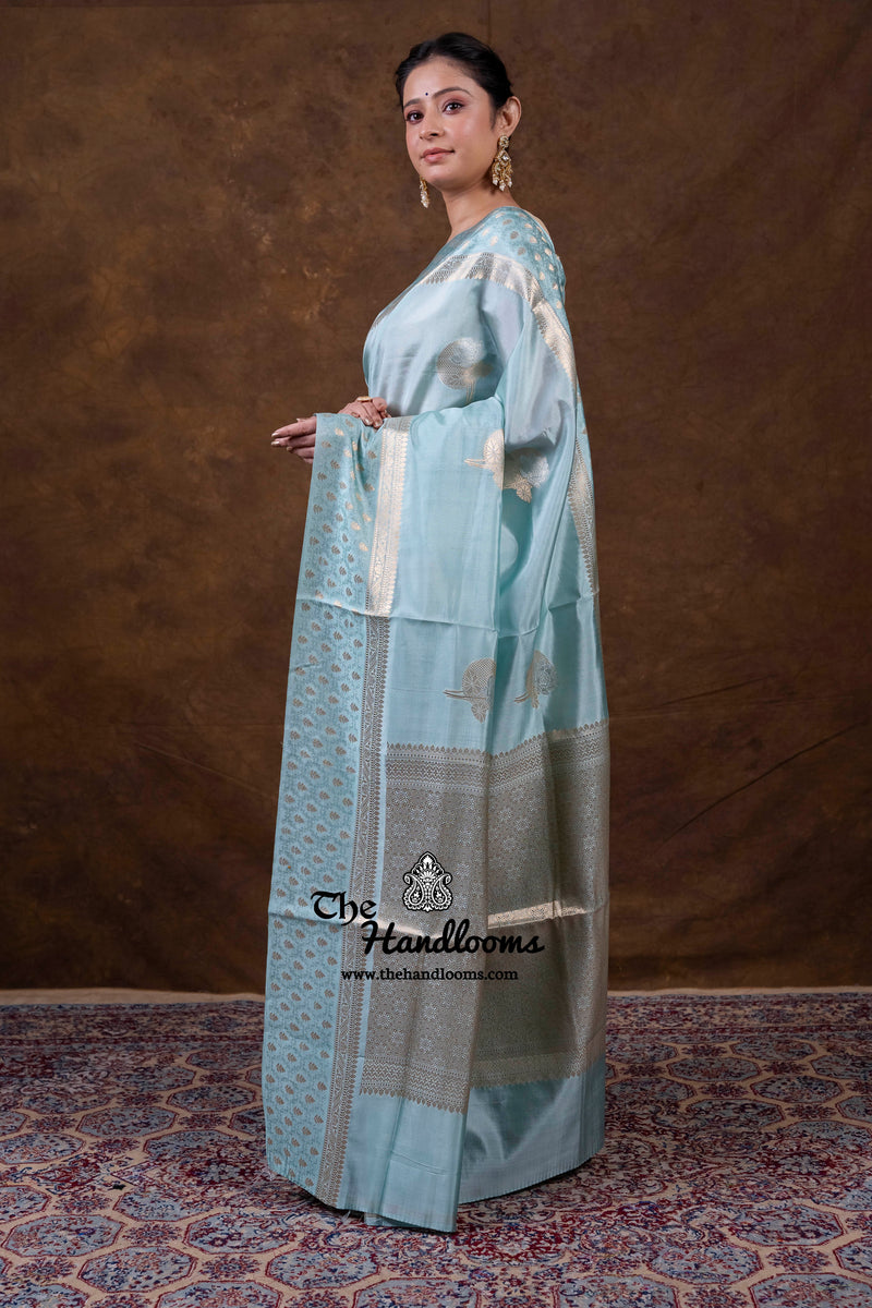 Pure Mango Silk Banarasi Handloom Saree