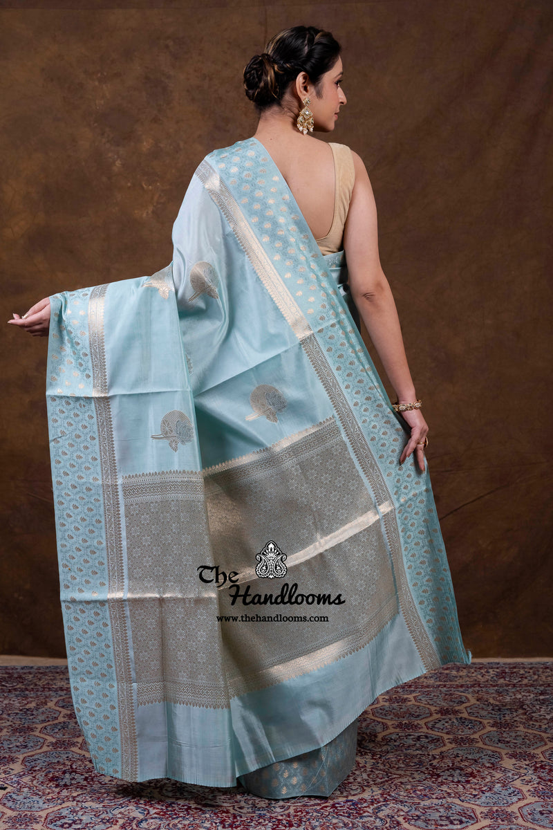 Pure Mango Silk Banarasi Handloom Saree
