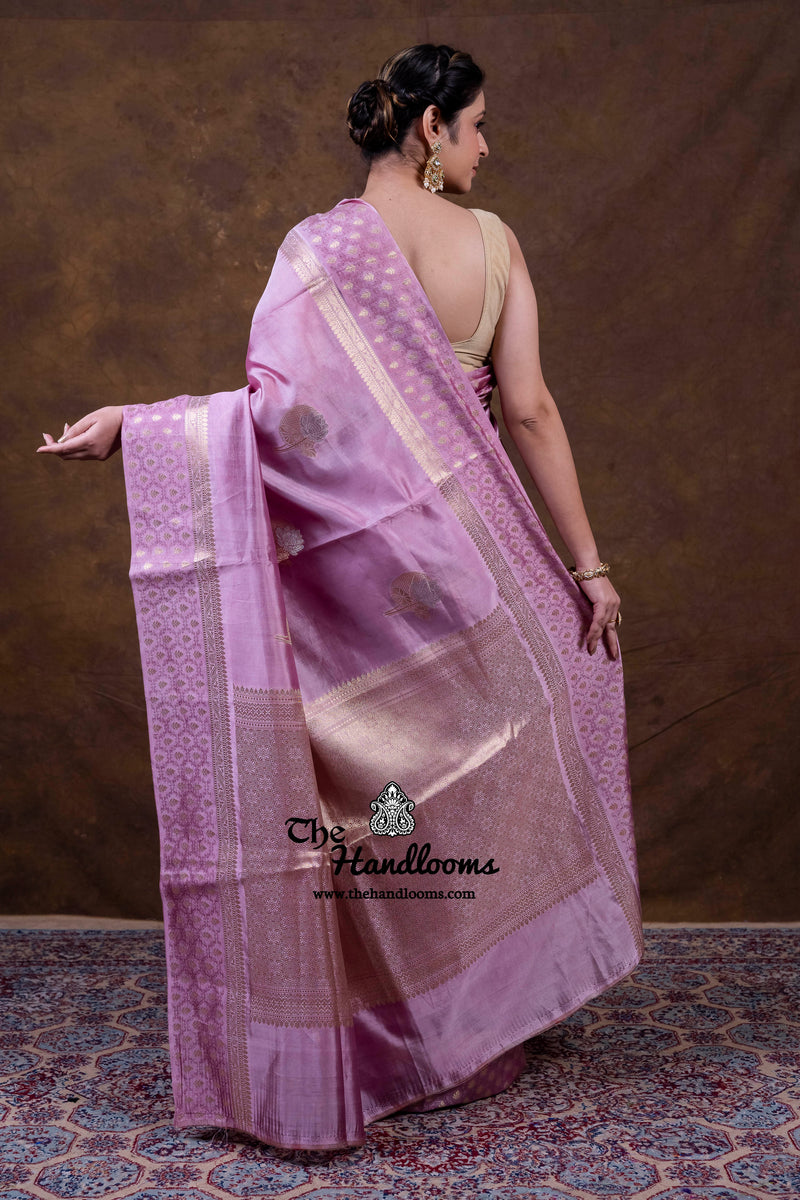 Pure Mango Silk Banarasi Handloom Saree