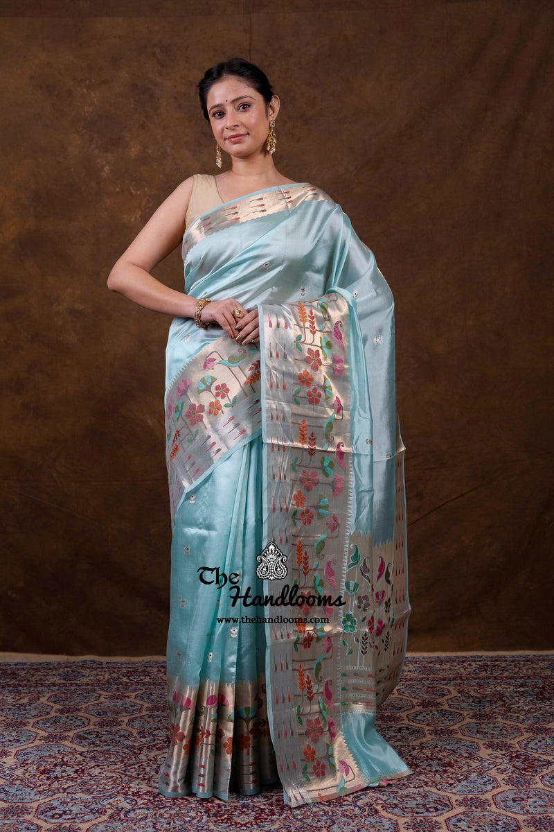 Pure Mango Silk Banarasi Handloom Saree