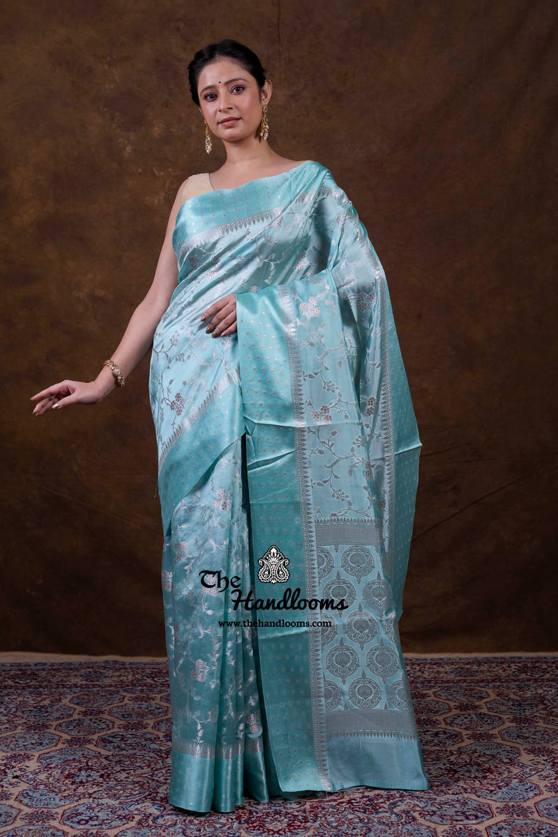 Pure Mango Silk Banarasi Handloom Saree