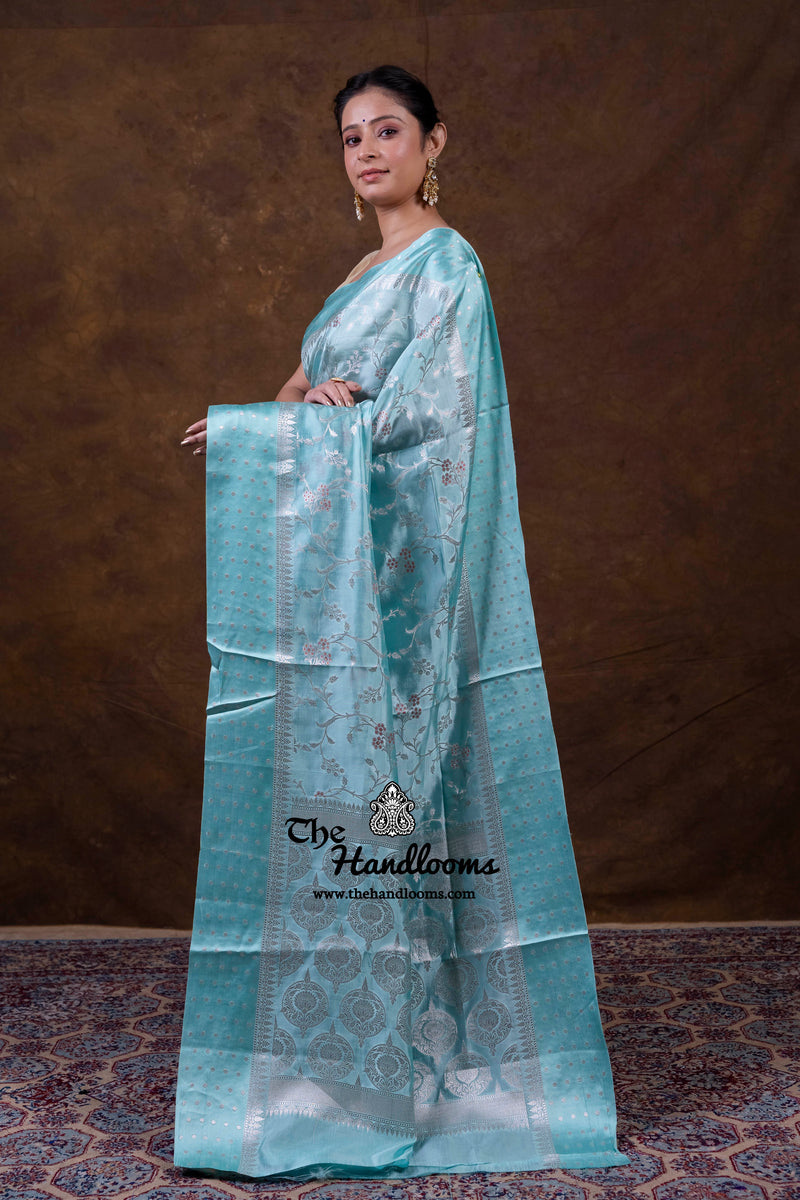 Pure Mango Silk Banarasi Handloom Saree