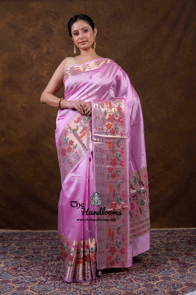 Pure Mango Silk Banarasi Handloom Saree