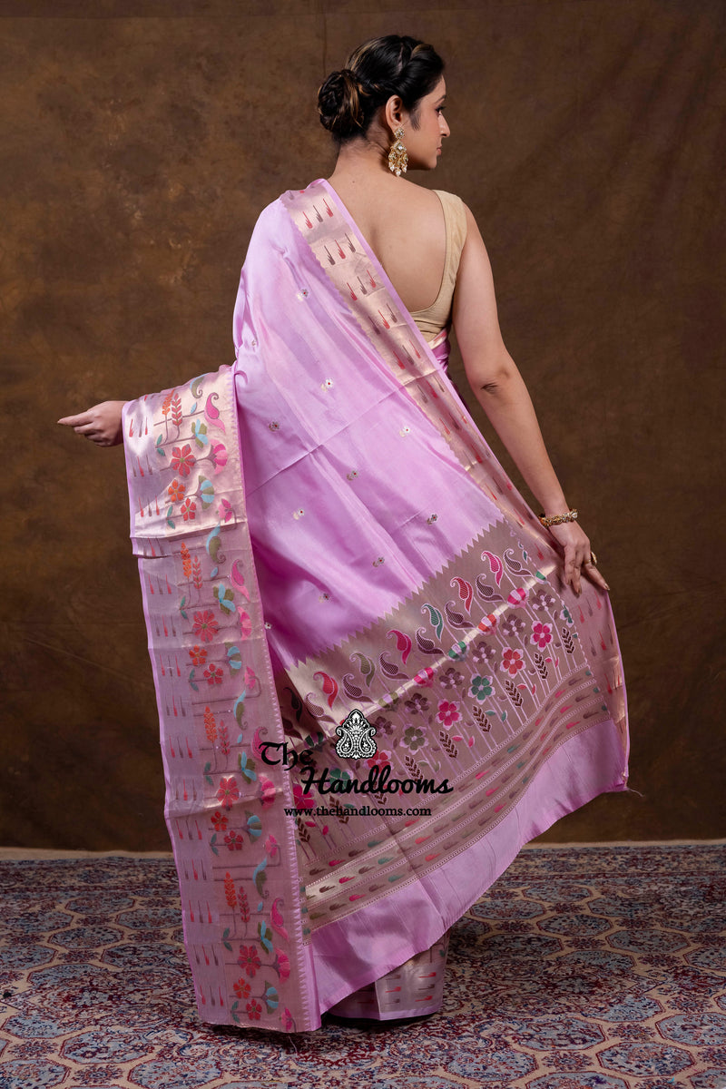 Pure Mango Silk Banarasi Handloom Saree