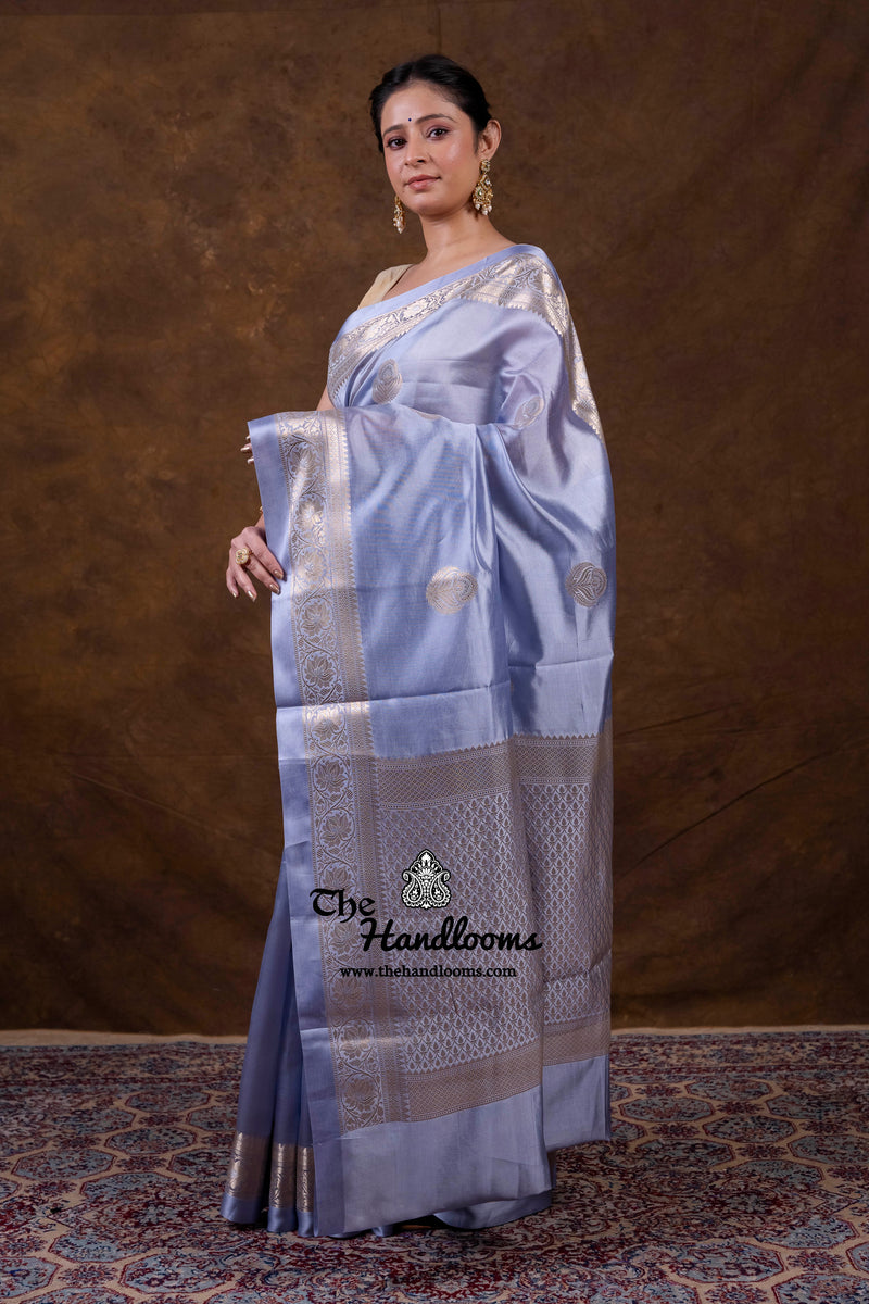 Pure Mango Silk Banarasi Handloom Saree