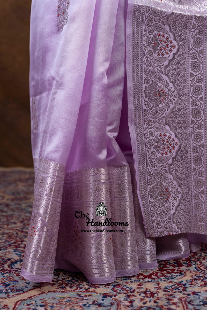 Pure Mango Silk Banarasi Handloom Saree