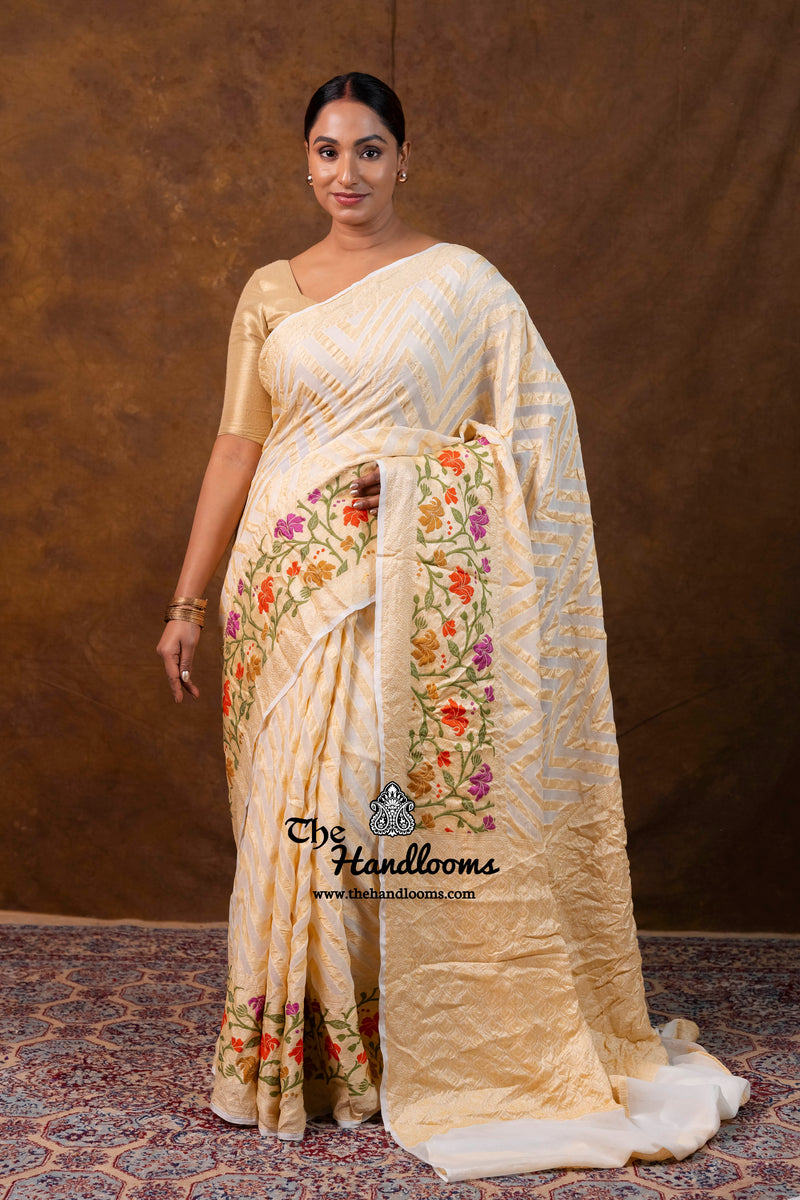 Pure Chiffon Khaddi Banarasi Saree