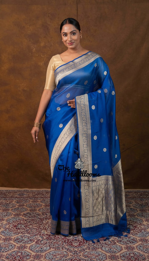 Pure Kora Silk Handloom Banarasi Saree - The Handlooms