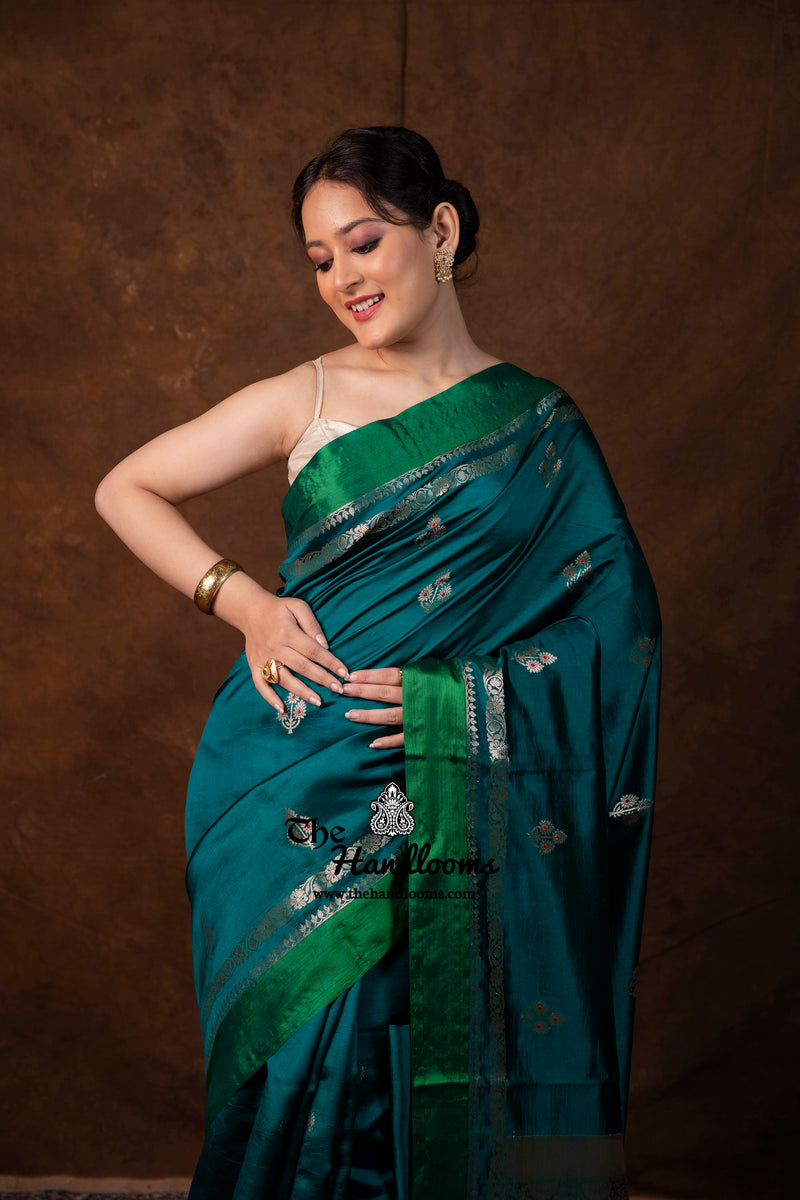 Pure Mango Silk Banarasi Handloom Saree