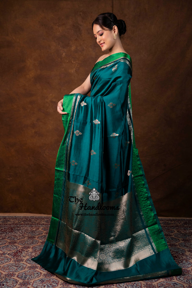 Pure Mango Silk Banarasi Handloom Saree