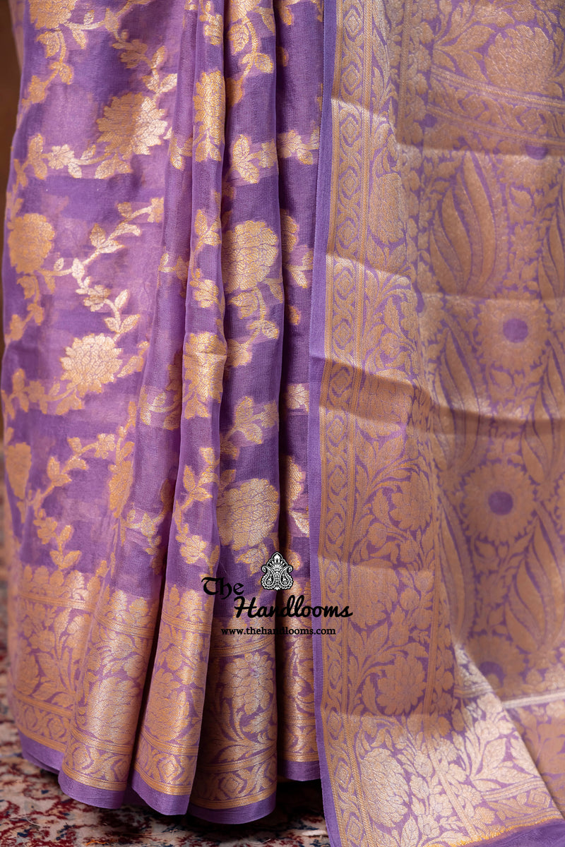 Pure Chiffon Khaddi Banarasi Saree
