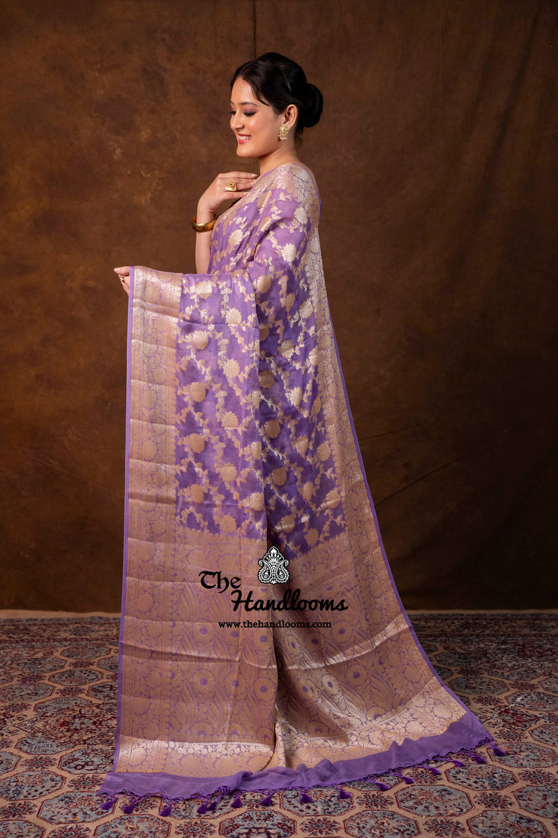 Pure Chiffon Khaddi Banarasi Saree