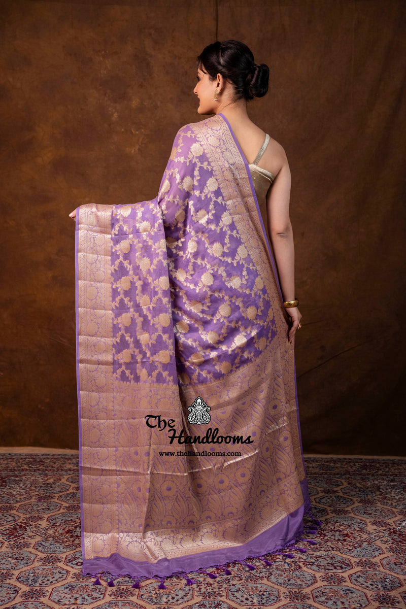 Pure Chiffon Khaddi Banarasi Saree